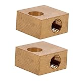 HEMOTON 2 Piezas Conector de Freno de Cobre para Vehículo de Compatible Duradero y Seguro Accesorio para Reparación de Automóviles y Talleres