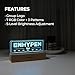 MEMELIGHT En.hypen Night Light, Kpop Merchandise, Korean Idol Lamp for Engene, 7RGB Color, Dimmer, 8.3 x 4.2 x 1.7