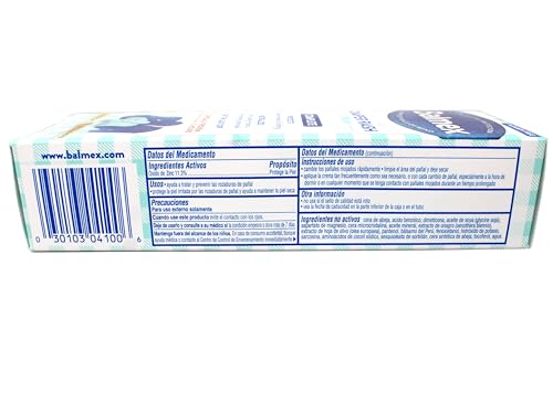 Balmex Diaper Rash Cream - 4 oz, Pack of 6
