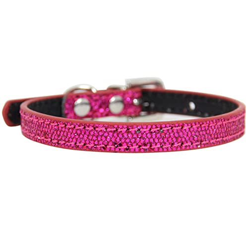 Brillant Diamant Strass Collier De Chat Chiot Bébé Chien Collier De Chat Bracelet en Cuir Chaton Accessoires Collier De Chiot,04comme Image,XS Cover