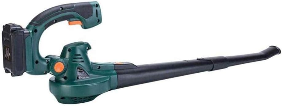 Cordless Leaf Blower Household Dust Blower Electric Snow Blower Leaf Blower Handheld Two-Speed Adjustable Leaf Blower A (A)