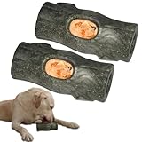 Picture of MENGJINGO 2 Pack Interactive Dog Toys for Aggressive Chewers, Long-Lasting Frozen Dogs Treat Holder to Keep Them Busy, Indestructible Dog Enrichment Toys - Reduce Anxiety, Safe for Large/Medium Breed