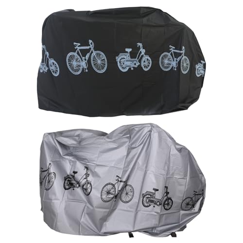 Funda Para Bicicleta Exterior Impermeable, 200 X 110 Cm Antipolvo, Protección UV, Protección Contra La Lluvia Para Bicicleta, lonas Impermeable Para Bicicletas, Garaje Al Aire Libre