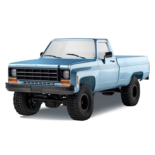 EAZYRC 1/18 Glacier RC Crawler 4WD RC Truck RTR with LED Lights 2.4GHz Transmitter Hobby Grade Remote Control Car for Adults