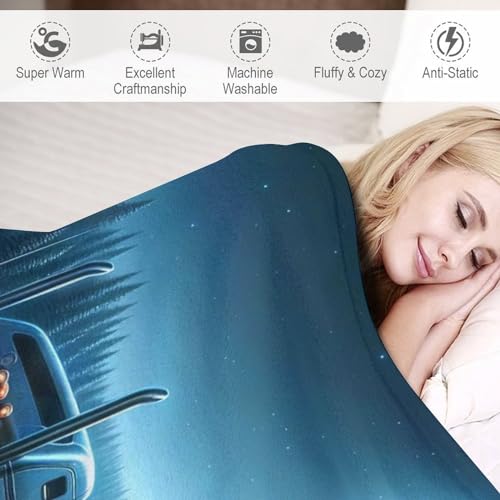 Manta de forro polar para camión sofá y cama de franela suave 140x180 cm 6