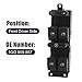 uxcell Master Driver Side Power Window Switch 1J4 959 857 B Replacement for VW Golf Jetta Passat B5 1998-2005