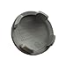 Bzqq 4 pcs 54mm Wheel Center Center caps Wheel hub Center Cover (Black)