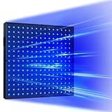 immagine prodotto Lampada abbronzante, lampada Tanning con 225 LED, solarium per il viso, pieghevole, supporto regolabile e ganci sospesi, solarium, per la casa per il corpo e il viso