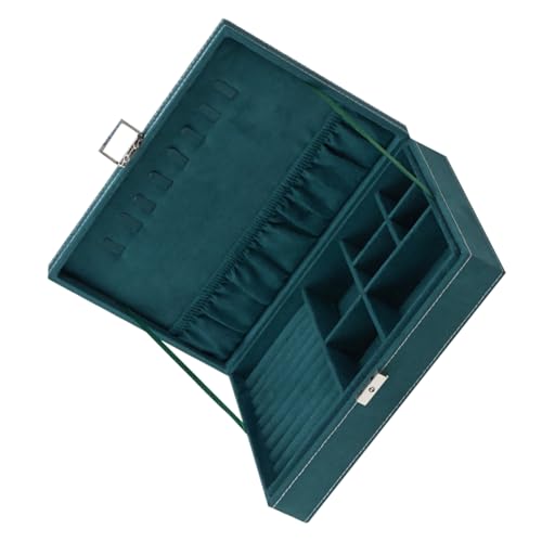 Boîte de rangement à bijoux vert pour sublimer votre coiffeuse à la maison - 2