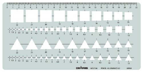 Dorapasu E104 gabarit de traçage pour éviter les erreurs de mesure de formes - 2