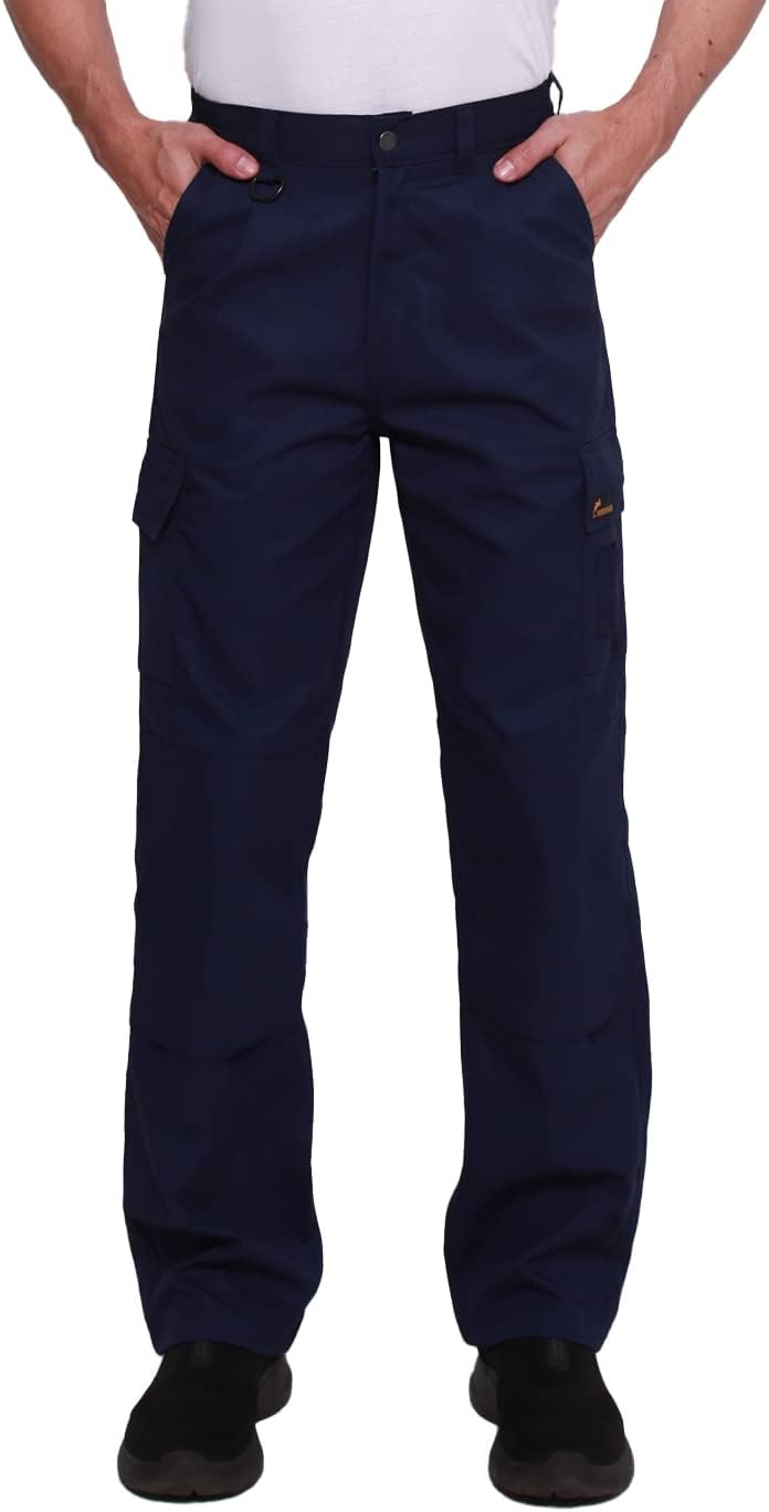 Mirabella Health & Beauty Hercules Men’s Cargo Work Trousers Navy 32W