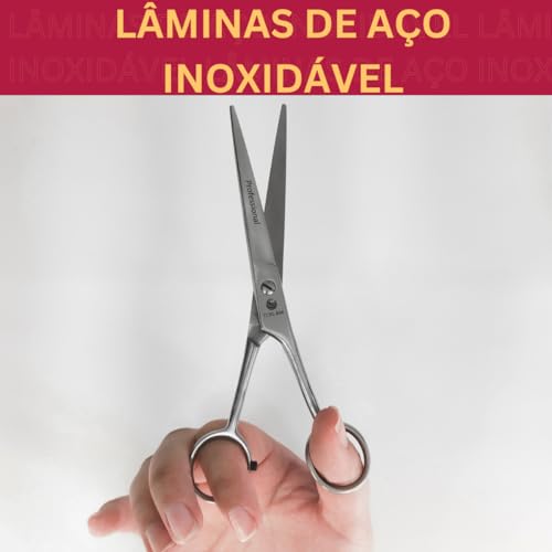 Tesoura Cabelo Fio Laser Inox 6 3/4