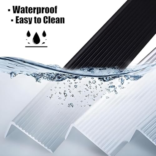 Borde de escalera aluminio dorado W3cm para transiciones de suelo 3