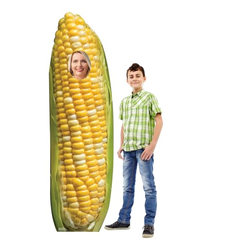 Image of Cardboard People Corn on The Cob Stand-in Life Size Cardboard Cutout Standup