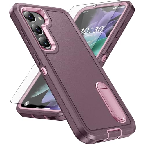 Coque antichoc robuste Samsung S23 5G avec protège-écran verre trempé SM-S911U