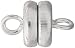 Beadaholique Silver Plated Magnetic Clasps (Set of 4), 6 x 4.5mm
