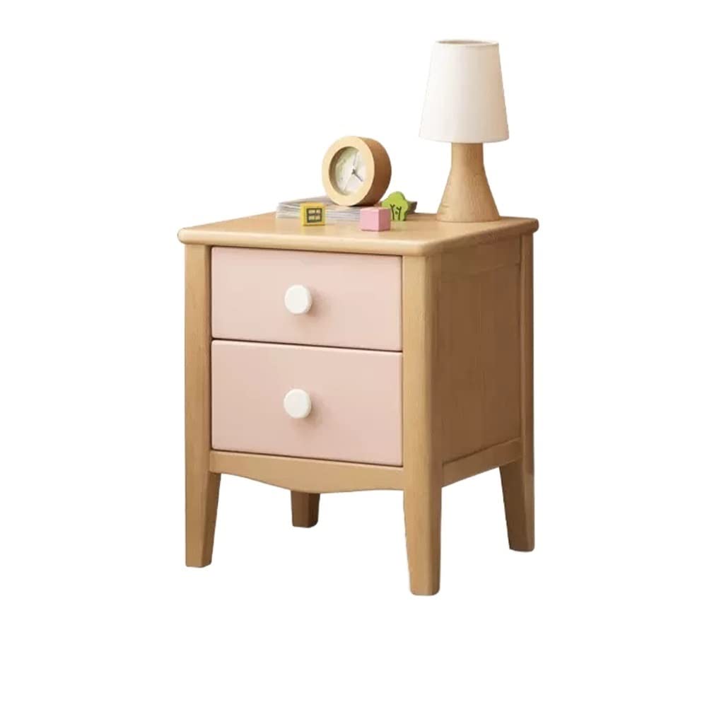 BHGFYXBS Side Tables Bedroom Simple Nightstand With 2 Drawers Bedroom Organizer Nightstand Storage Cabinet Side Table For Living Room Bedroom Bedside Tables