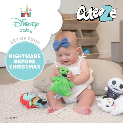 Image of Kids Preferred Disney Baby Nightmare Before Christmas 4 Piece Cuteeze Gift Set Plush Collector Set of Stuffed Animals