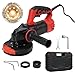 Small Portable Industrial Floor Wall Polisher Handheld Grinding Polishing Machine Concrete Grinder Concrete Surface Planer Dust Extraction Shroud 1200W Motor 9000RPM Auxili