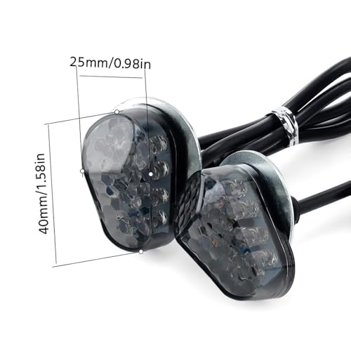 Clignotants LED Moto pour Remplacer Optiques Abîmés YZF R7