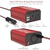 Pro Chaser 400W Power Inverters for Vehicles - DC 12v to AC 110v Car Inverter Converter, 6.2A Dual USB Charging Ports, Dual AC Adapter for Laptops Air Compressor #4