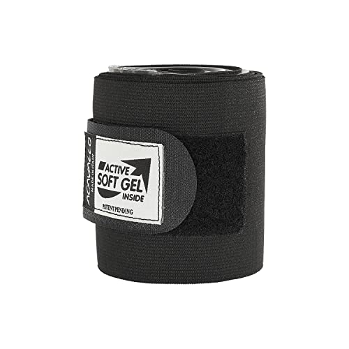 Acavallo Fasce Elastiche Con Gel Nero Full évite les blessures de compression - 4