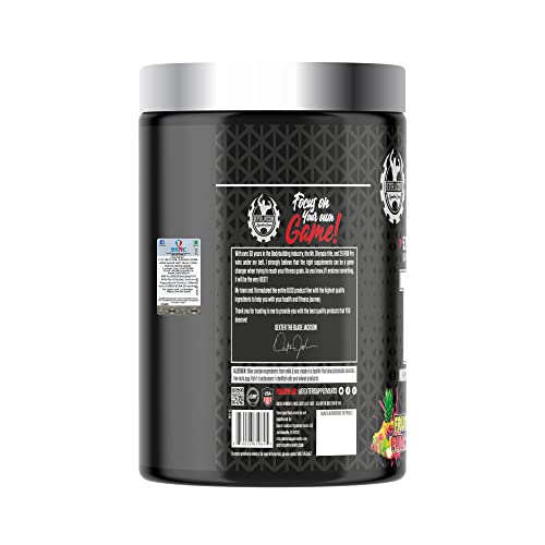 Image of Dexter Jackson Black Series Turbo BCAA - Fruit Punch Flavor | 30 Servings, 390g - Advanced Muscle Recovery Formula for Enhanced Performance