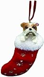 Bulldog Stocking Ornament