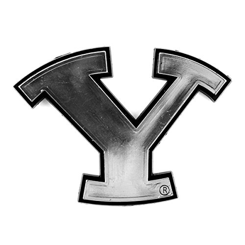 FANMATS 60333 BYU Cougars Molded Chrome Plastic Emblem