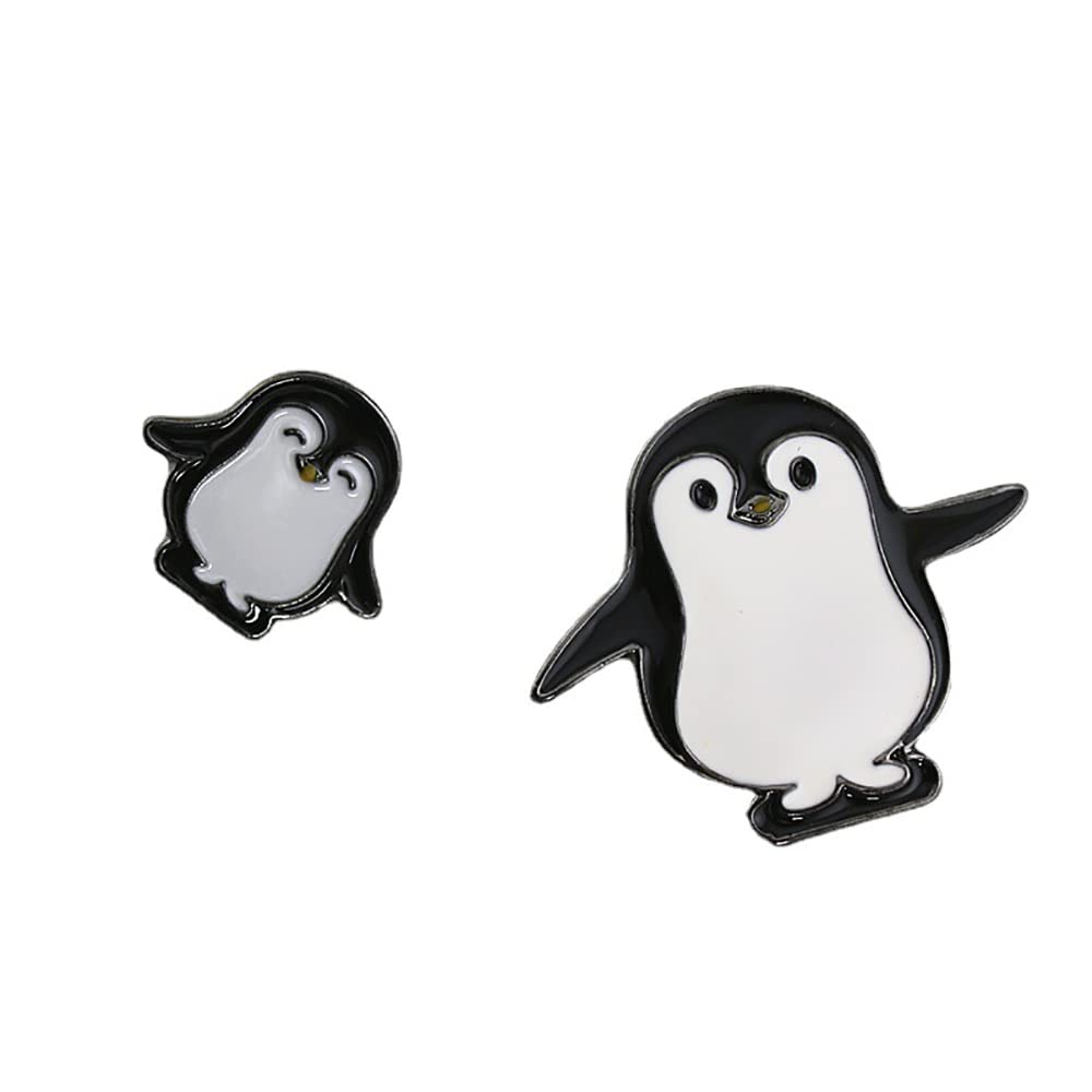 Niedlicher Pinguin Emaille Pin - Cartoon Brosche für Rucksack, Revers