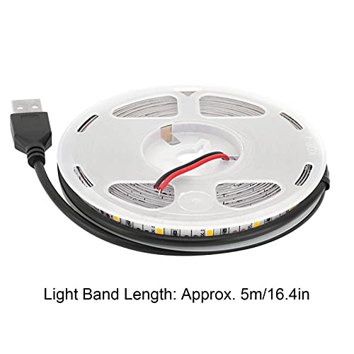 Tira de luces LED FTVOGUE 5 m luz blanca cálida miniatura 3
