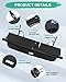 Powerty Cargo Cover for 2014-2017 2018 Jeep Cherokee Accessories Trunk Cover Retractable Trunk Shielding Shade Cargo Luggage Cover No Gap (Not for Grand Cherokee or Latitude)