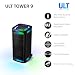 Sony ULT Tower 9 - Ultimativer Bluetooth-Party-Lautsprecher, 25 Stunden Batterie- und Netzbetrieb, 2 ULT Power Sound Modi, X-Balanced Speaker, 360° Beleuchtung & Sound, Karaoke-Eingänge - Schwarz