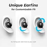 Wireless Earbuds, Tribit 110H Playtime Bluetooth 5.3 IPX8 Waterproof Touch Control Ture Wireless Bluetooth Earbuds with Mic Earphone in-Ear Deep Bass Built-in Mic Bluetooth Headphones, Flybuds 3