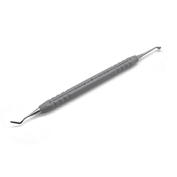 1 Piece Dental Composite Resin Filling kit Molding Tools,Gray | with Plastic Handle and Stainless Steel Tips,Dental Instruments