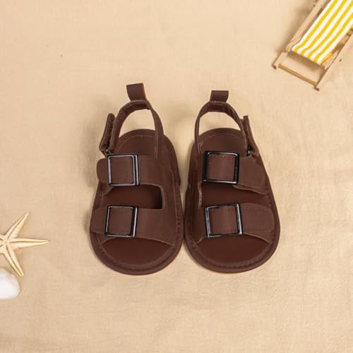 Image of CENCIRILY Infant Baby Boys Girls Summer Beach Sandals Anti-slip Rubber Soft Sole Lightweight Breathable Athletic Toddler First Walking Shoes