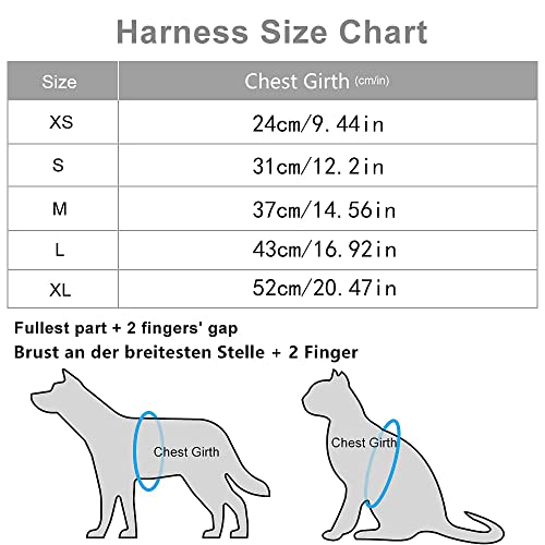 Pettorina Cane con Guinzaglio 1.5M Pettorine