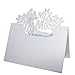 Produktbild ROSENICE 50 Stück Tischkarten MR MRS Brautpaar Hochzeit Dekoration Tischdekoration Namenskarten Platzkarten