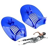 Handpaddel Zum Schwimmen – 18,5 X 12,5 cm, ABS-Silikon-Schwimmflossen Mit Verstellbaren Riemen...