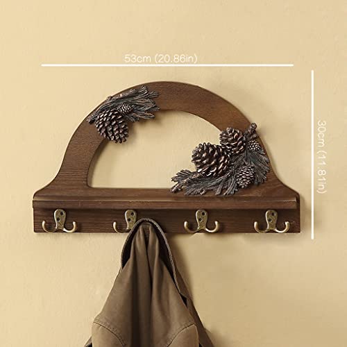 Percheros Para Colgar Abrigos Entryway Hooks Handmade Home Wall Mounted Racque Bedroom Living Room Metal Entryway Coat Entryway Wall Mounted with 4 Hooks Perchero Para Colgar Bolsa - Image 4