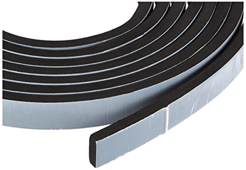 Tre Emme 96039 Guarnizione Adesiva, Nero, 10 x 25