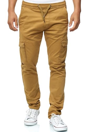 Indicode Herren Broadwick Cargohose aus Baumwolle mit 6 Taschen | Cargo...