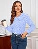 LOOKBOHO Women's Long Sleeve Shirts - Peter Pan Co... #5