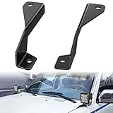 Nilight Ditch Light Brackets Hood Hinges Mount Bracket Kit for Auxiliary Offroad LED Pods Work Lighting Compatible with Toyota 4Runner 1989 1990 1991 1992 1993 1994 1995 3rd Gen Pickup