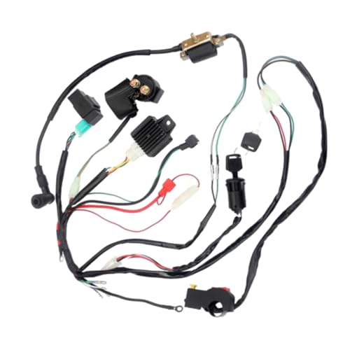 KACEPAR Cablaggio elettrico completo Sistema di accensione CDI per 50cc,