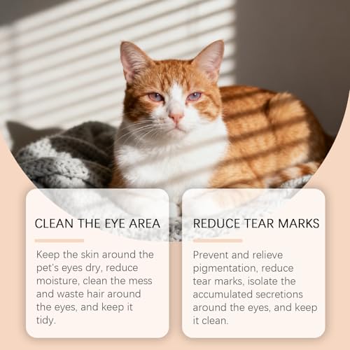 Tear Stain Balm for Dogs & Cats - Gentle & Natural Eye Cleaner Stick - Remove Tear Stains, Discharge & Debris, Pet Eye Balm Cleaner - Safe for Face, 1 oz — view 2