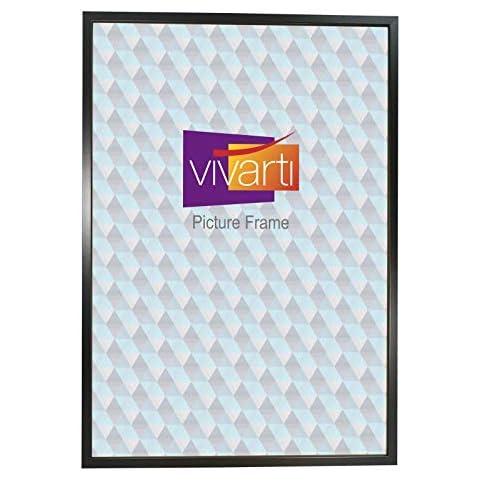 Vivarti Thin Matt Black Box Picture Photo Frame 50 x 70 cm Cover