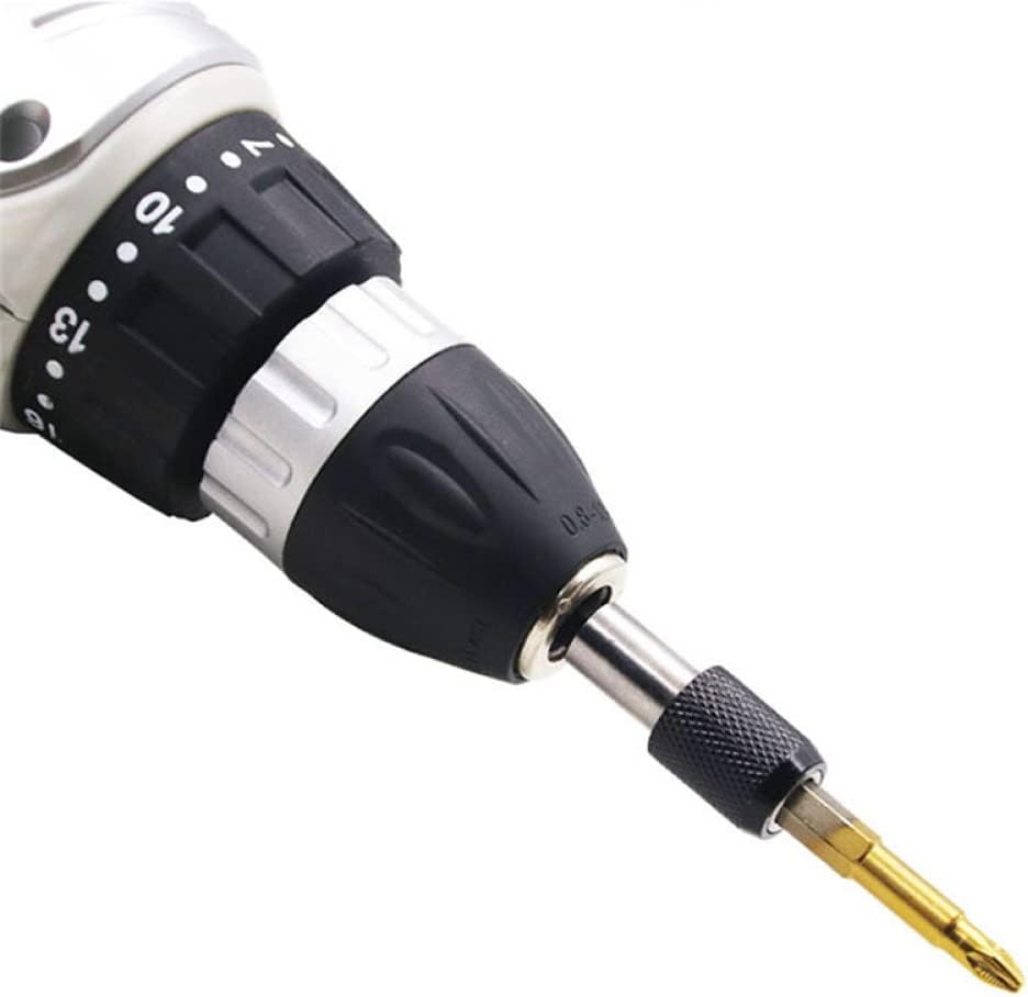 Screwdriver Set Hex Shank Quick Release Precision Magnetic Bits Holder Adjustable Extension Bar Electric Drill Accessories,60MM