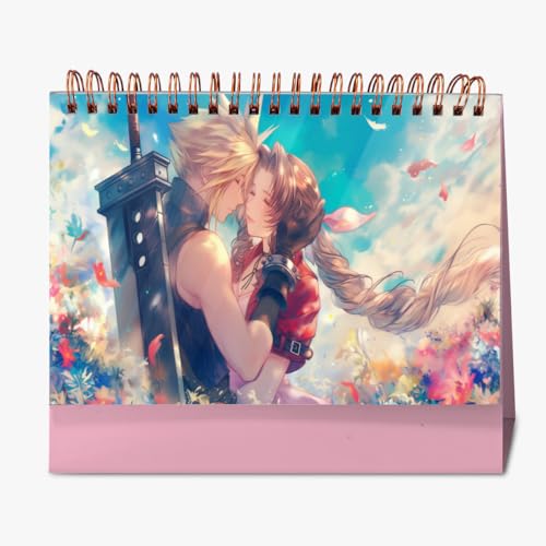 ファイナルファンタジー クラウド?ストライフ 53 新年 卓上 カレンダー 2026年度 2025年9月 実用