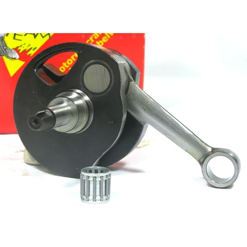 Mazzucchelli Albero Motore Anticipato AMT162M - Compatibile con VESPA PX 125 150 Corsa Lunga 60mm con Gabbia a Rulli